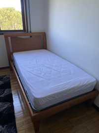 Cama solteiro com colchao 190x95