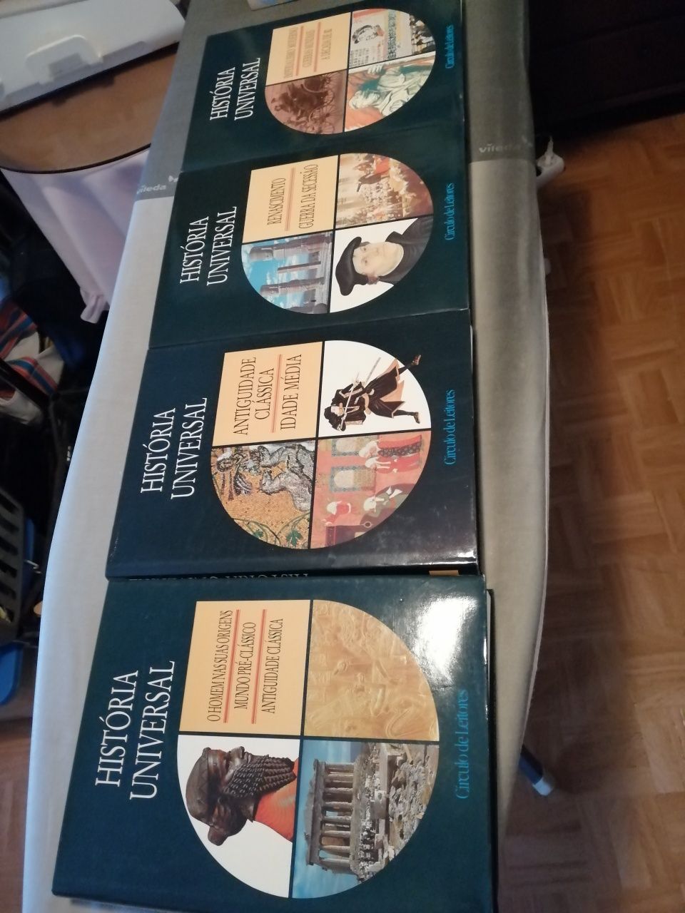 História Universal 5 volumes círculo de leitores
