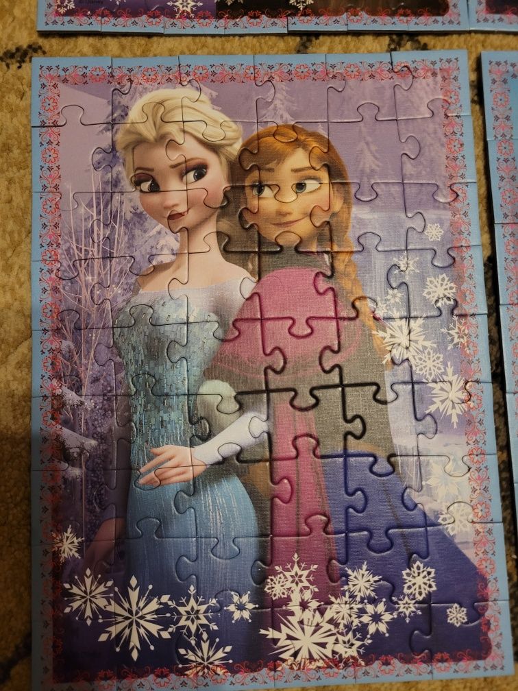 Puzzle 4in1 frozen