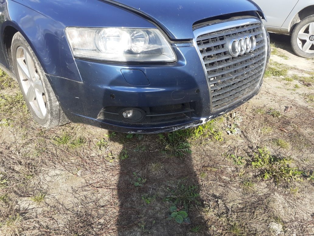 Audi a6 c6 zderzak maska błotnik lampa sline s-line