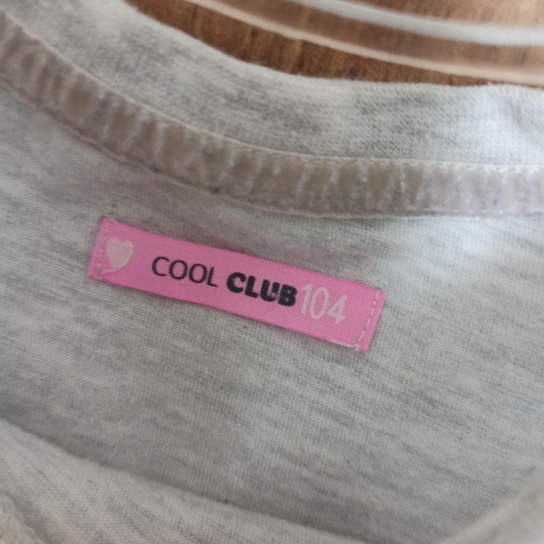 Letnia sukienka Cool club biało- szara