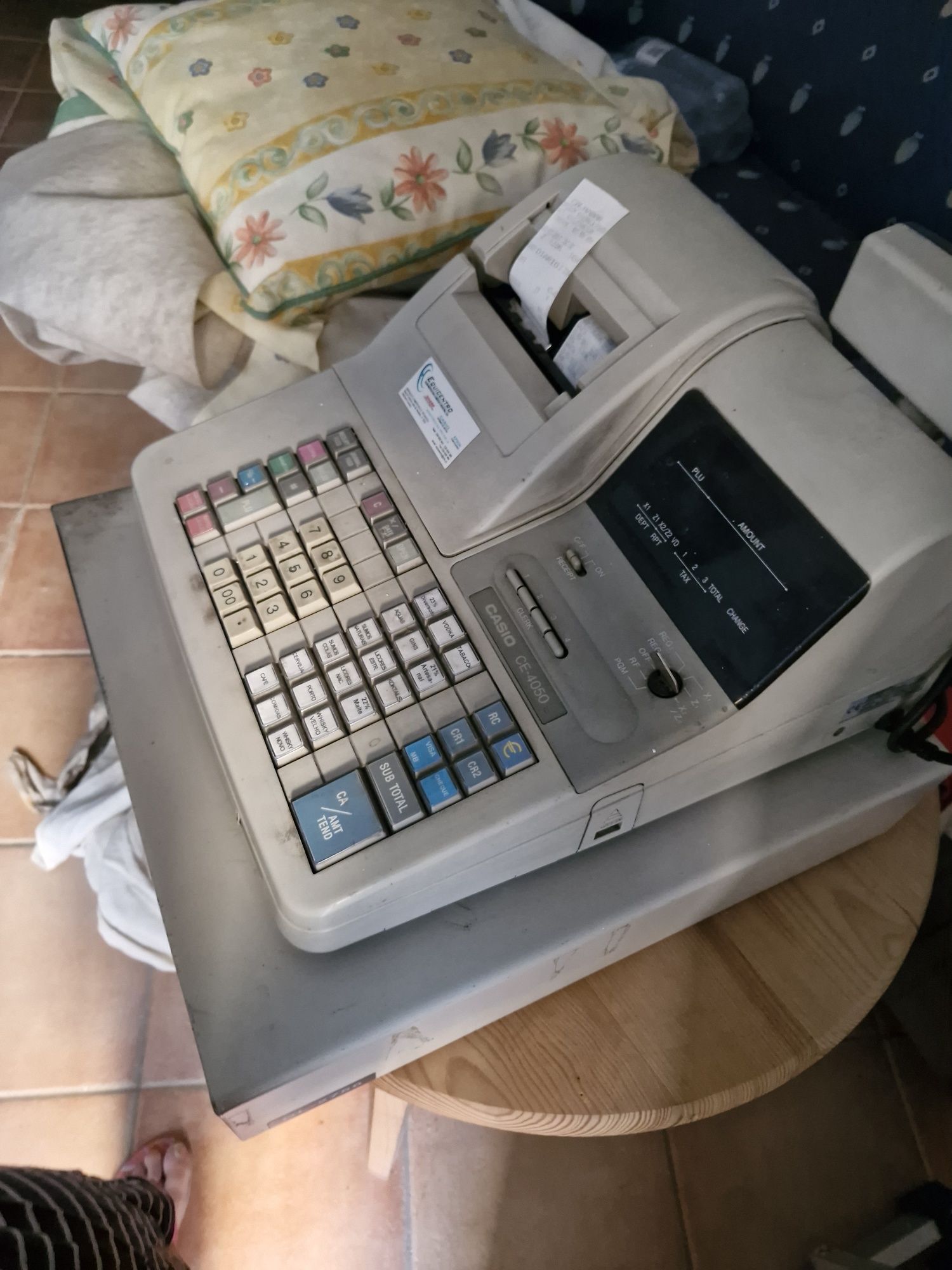 Registadora antiga Casio