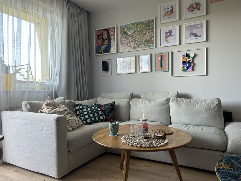Duża sofa Ikea Vimle modułowa z zagłowkami