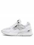 Guess 40 Buty Damskie Białe Srebrne Sneakersy Fljmox Logowane T526