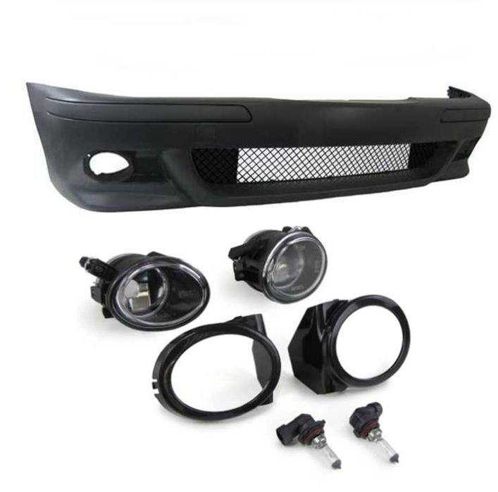 Para-choques frontal para BMW Série 5 E39 Pack M M5 + Faróis nevoeiro