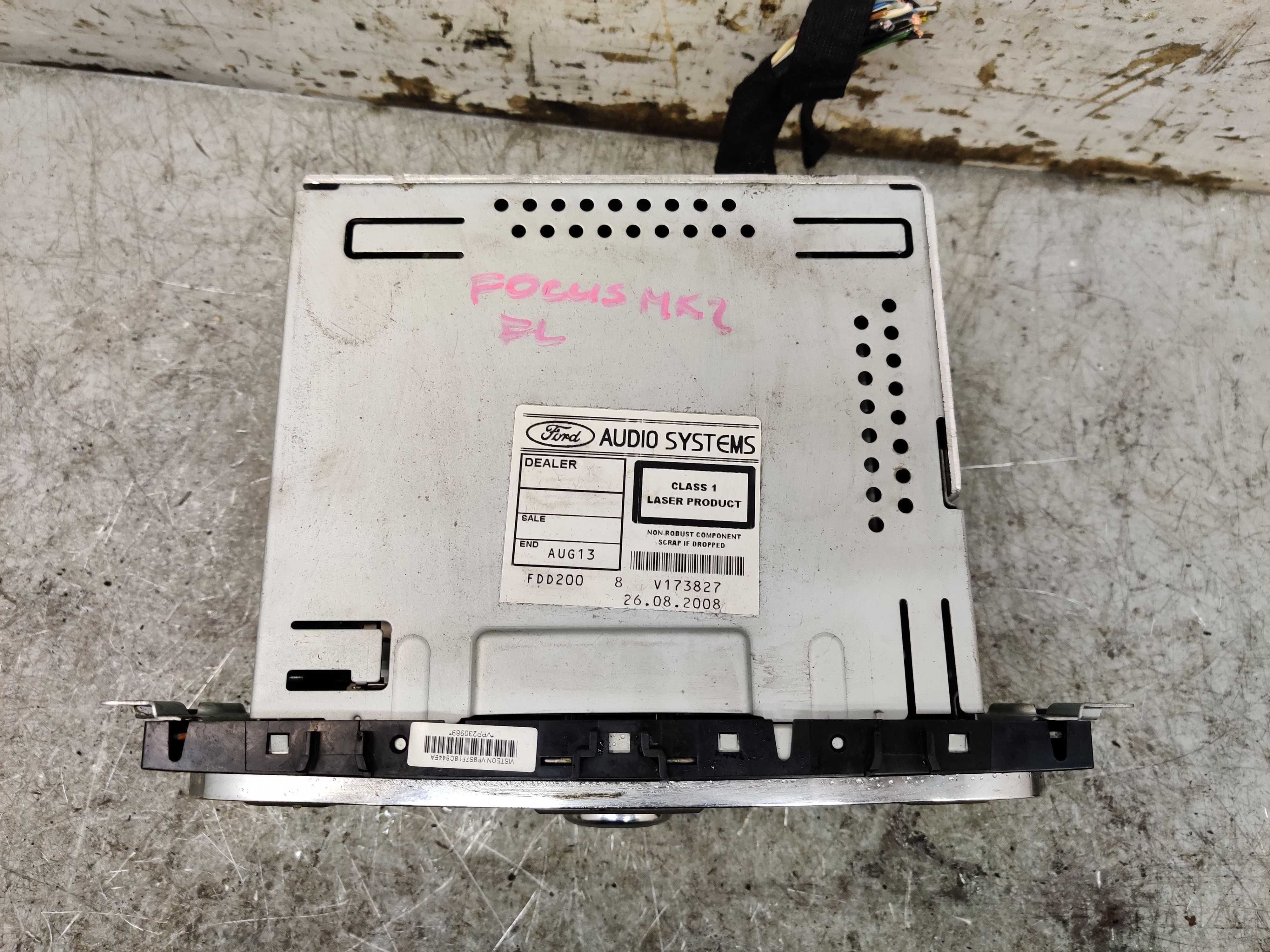 Ford Focus MK2 Lift S-Max MK1 Mondeo MK4 07 - 10 Radio