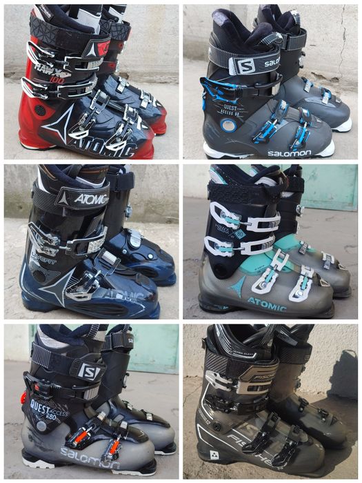 Лыжные ботинки мужские 41 - 46р 2 3 4 5 Salomon Fischer Rossignol Head