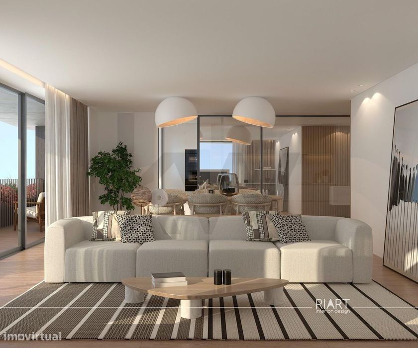Apartamento T3 novo com varanda em Matosinhos Sul
