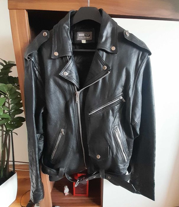 Kurtka męska skórzana  AVIATRIX roz.44 Używana