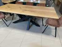 (50L) Stół dębowy 220 x 100 cm + 6 krzeseł, 5999 zł