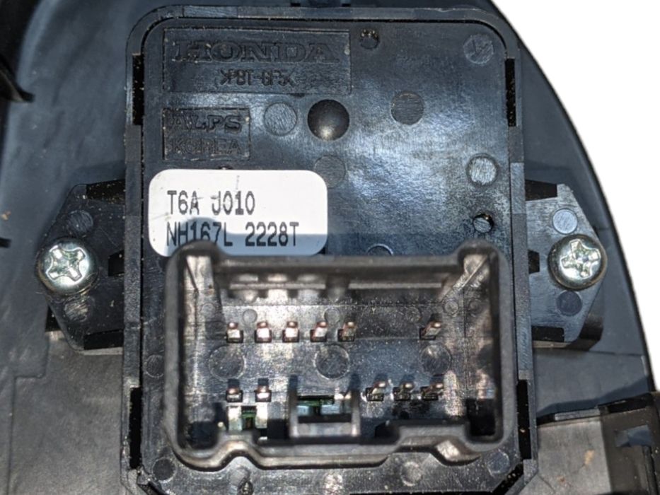 Блок кнопок стеклоподьемника передний левый в сборе Honda разборка