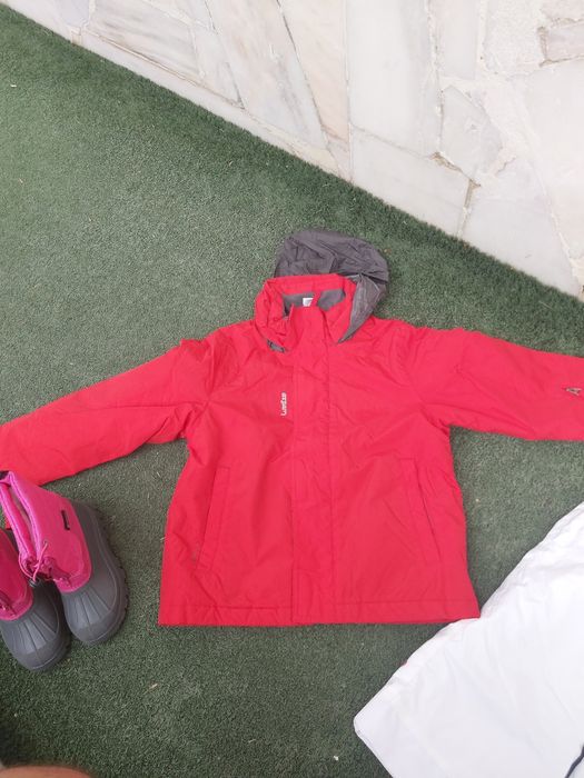 Quispo + calças + botas da neve