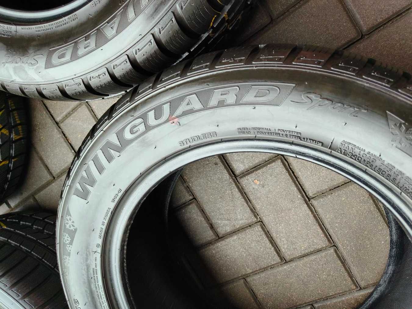 225/55 99V R16 NEXEN Winguard 7.5mm Zimowe 2022r 4szt Opony jak NOWE