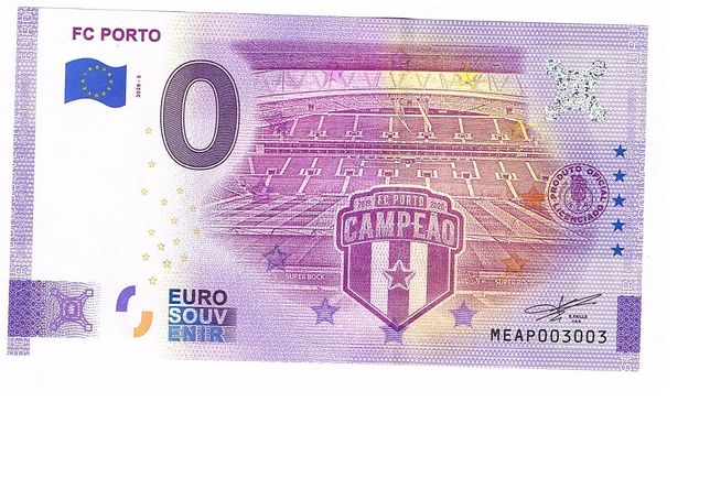 0 Euro - Fc Porto - Edition Anniversary 2020-5 nakład 1000szt.