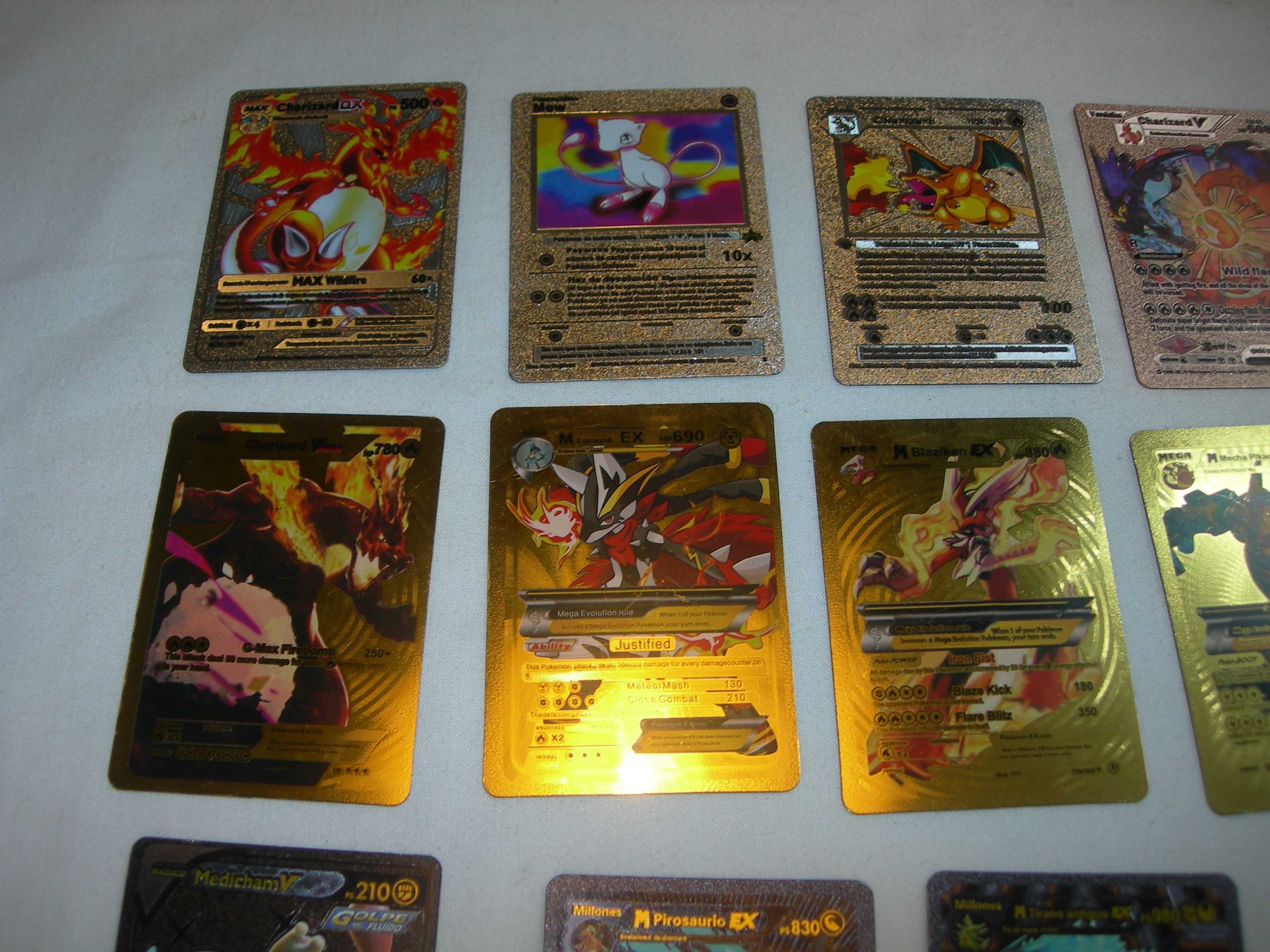 Pokémon Lote de cartas colecionáveis