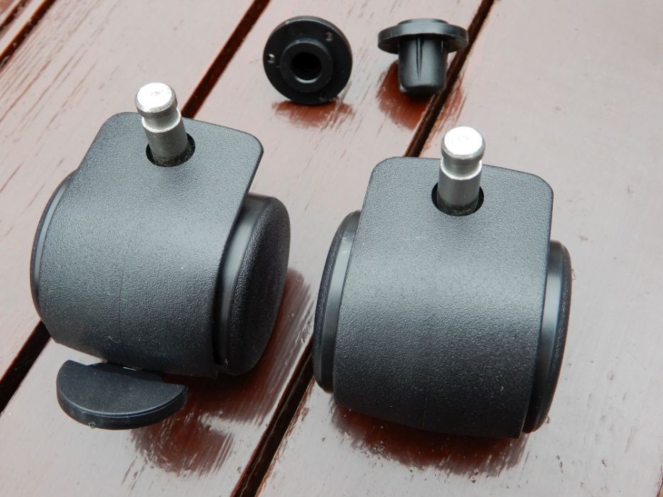 Kółko meblowe fi 40mm z hamulcem mocowanie tulejka
