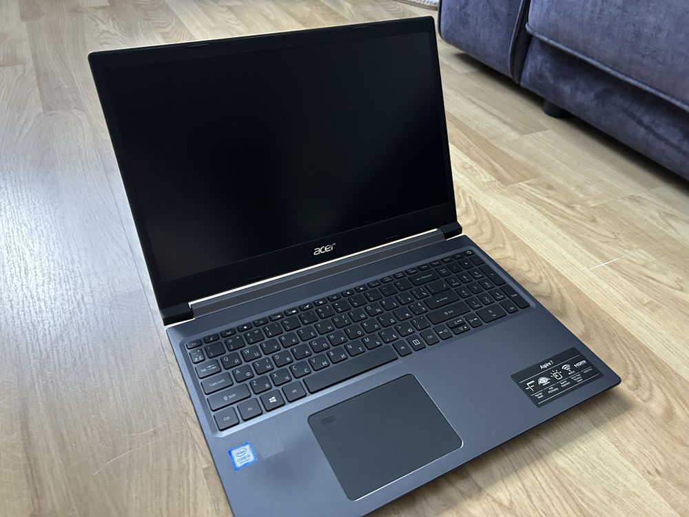 Ноутбук Aspire 7 для работы и игр