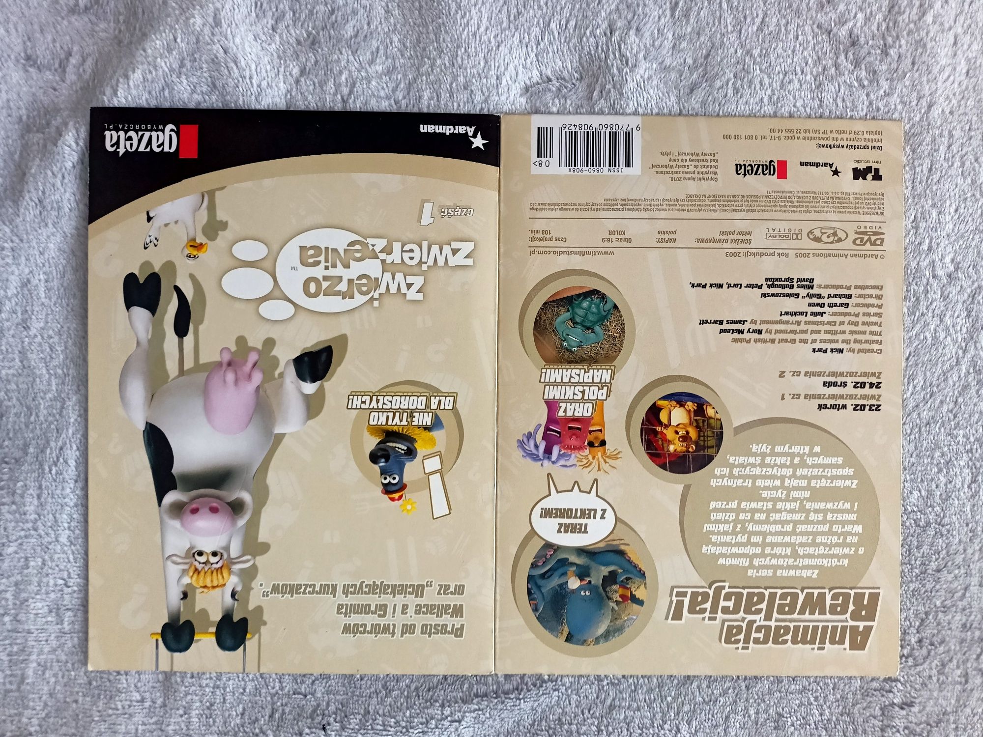 Filmy na płytach DVD "Zwierzo zwierzenia"