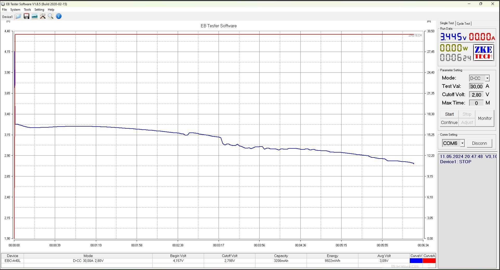 Батарея (елементи) EVE 21700/40P 4000mA ( li-on ) пік 50А