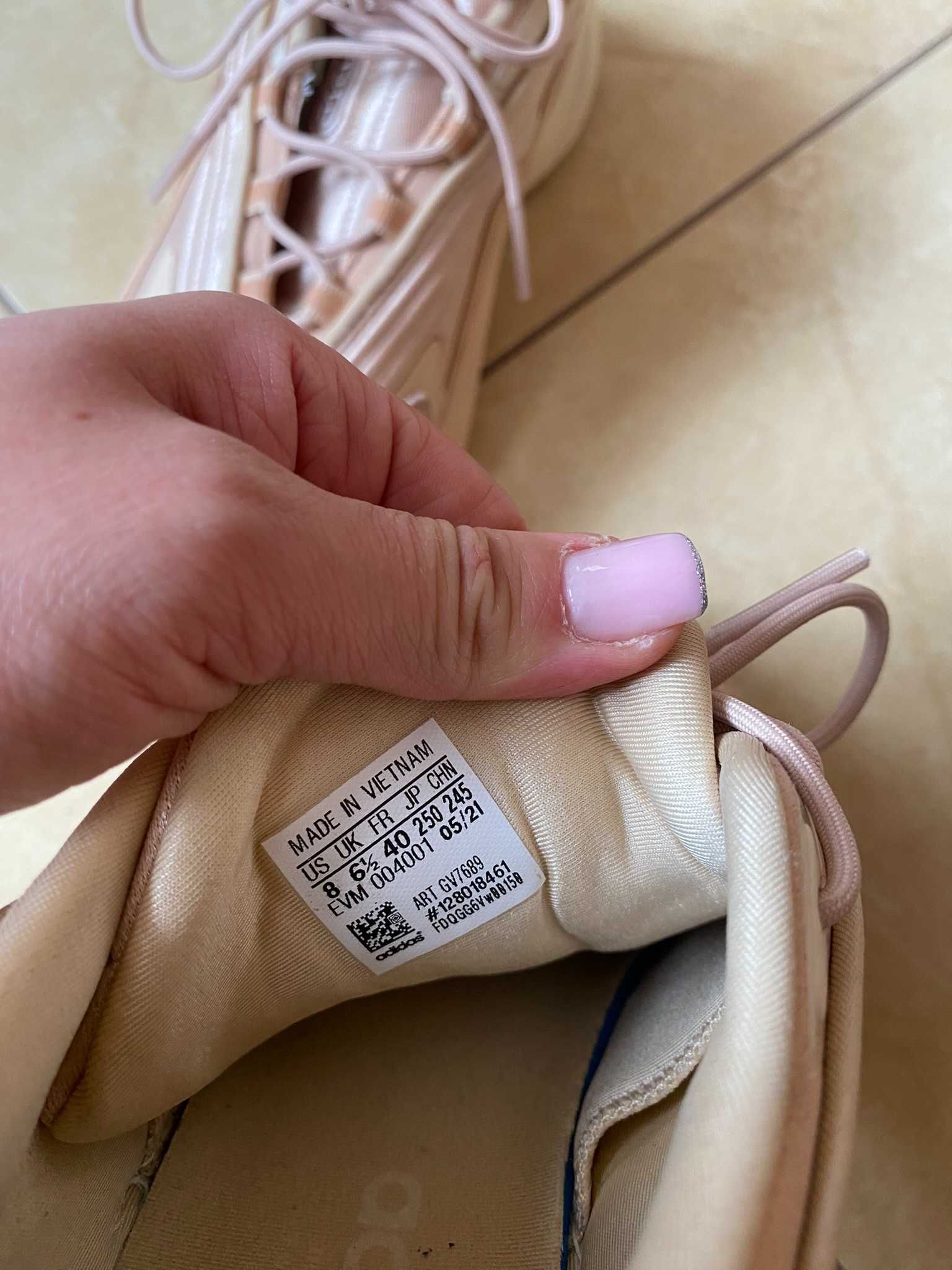 Adidas ozelia pudrowy róż 40 wygodne miękkie adidasy zamsz