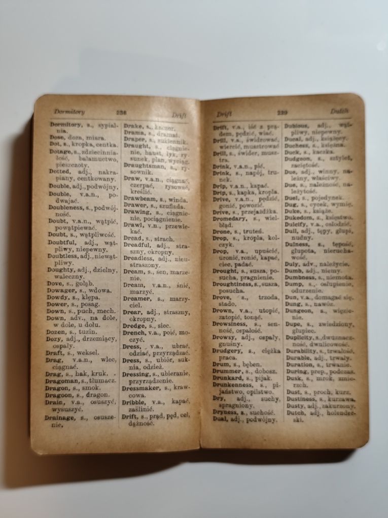 Hill's Vest-Pocket Polish-English English-Polish Dictionary wyd. 1916