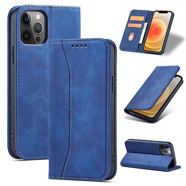 Magnet Fancy Case etui do iPhone 12 Pro Max pokrowiec portfel na karty