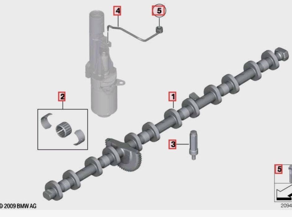 вальветроник BMW N20 N55 valvetronic  сервопривід привід