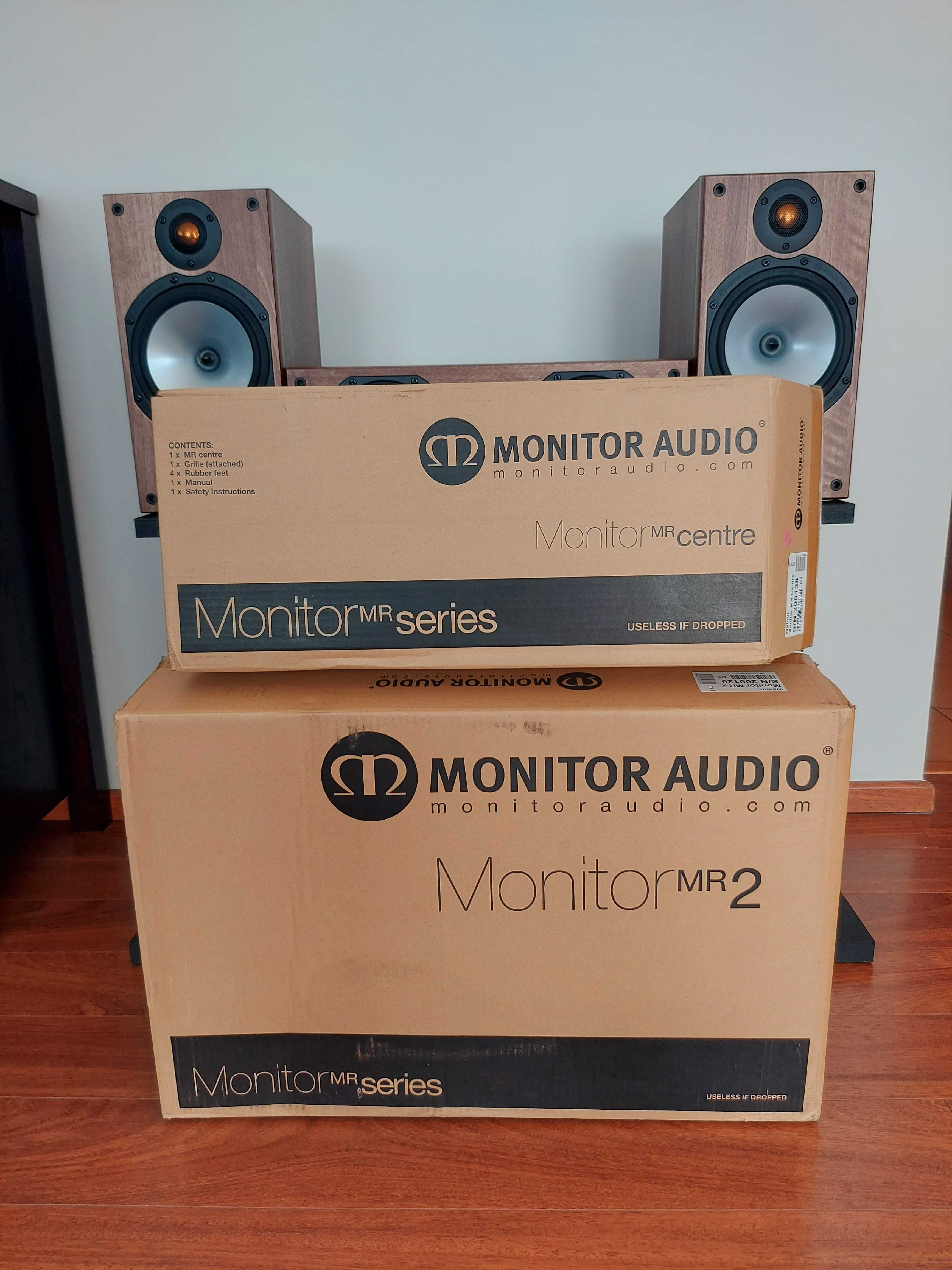 Kolumny Monitor Audio MR2 + centralna Monitor Audio MR Centre