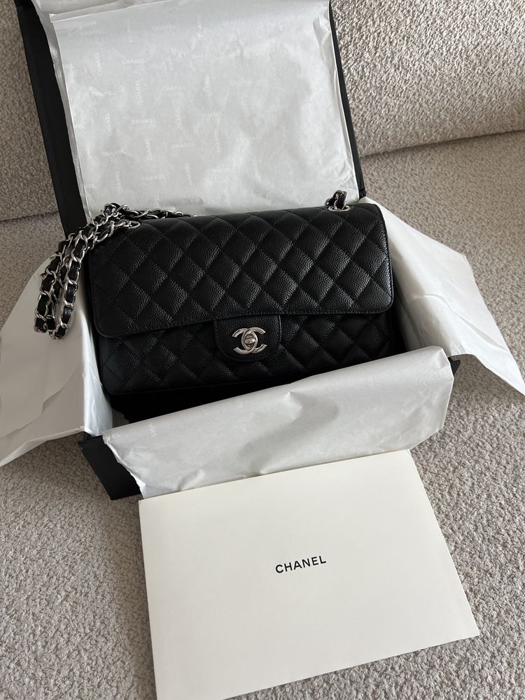 Chanel Classic Flap Caviar komplet