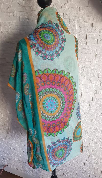 Kolorowy komin chusta wiskozowa