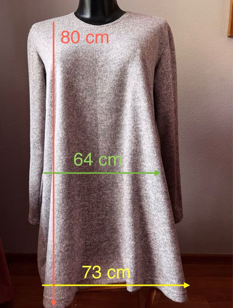 Tunika sweter damski