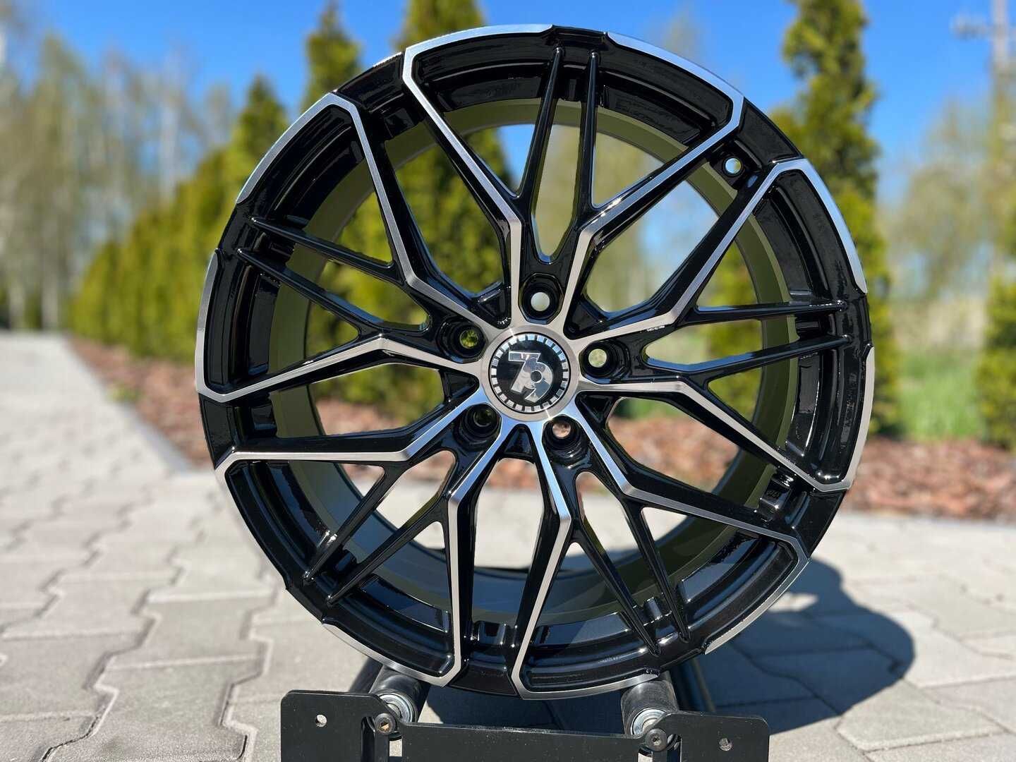 Felgi Seventy9 SCF-J 18" 8J ET45 5x112 Black Front Polished