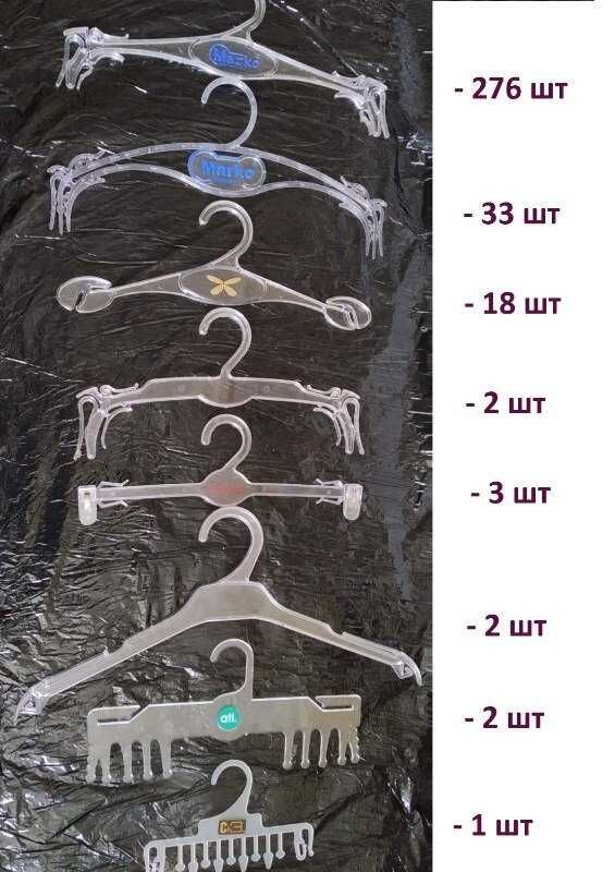 Пластиковые вешалочки для нижнего белья и купальников.
