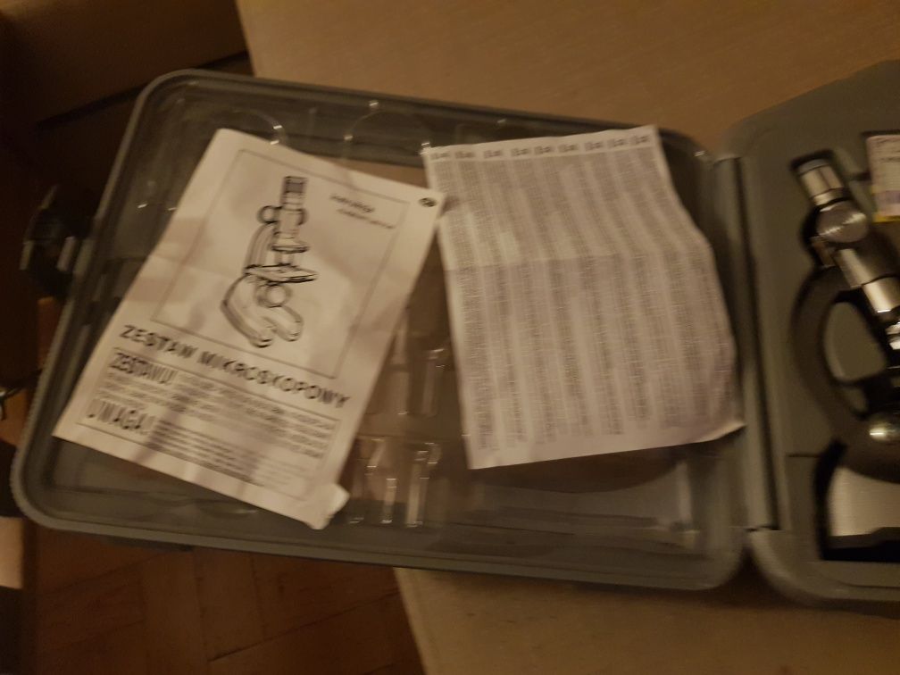 Mikroskop zestaw dla dzieci
