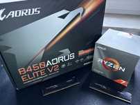 Zestaw procesor AMD Ryzen 7 3700x + płyta główna Aorus + Ram 16GB DDR4