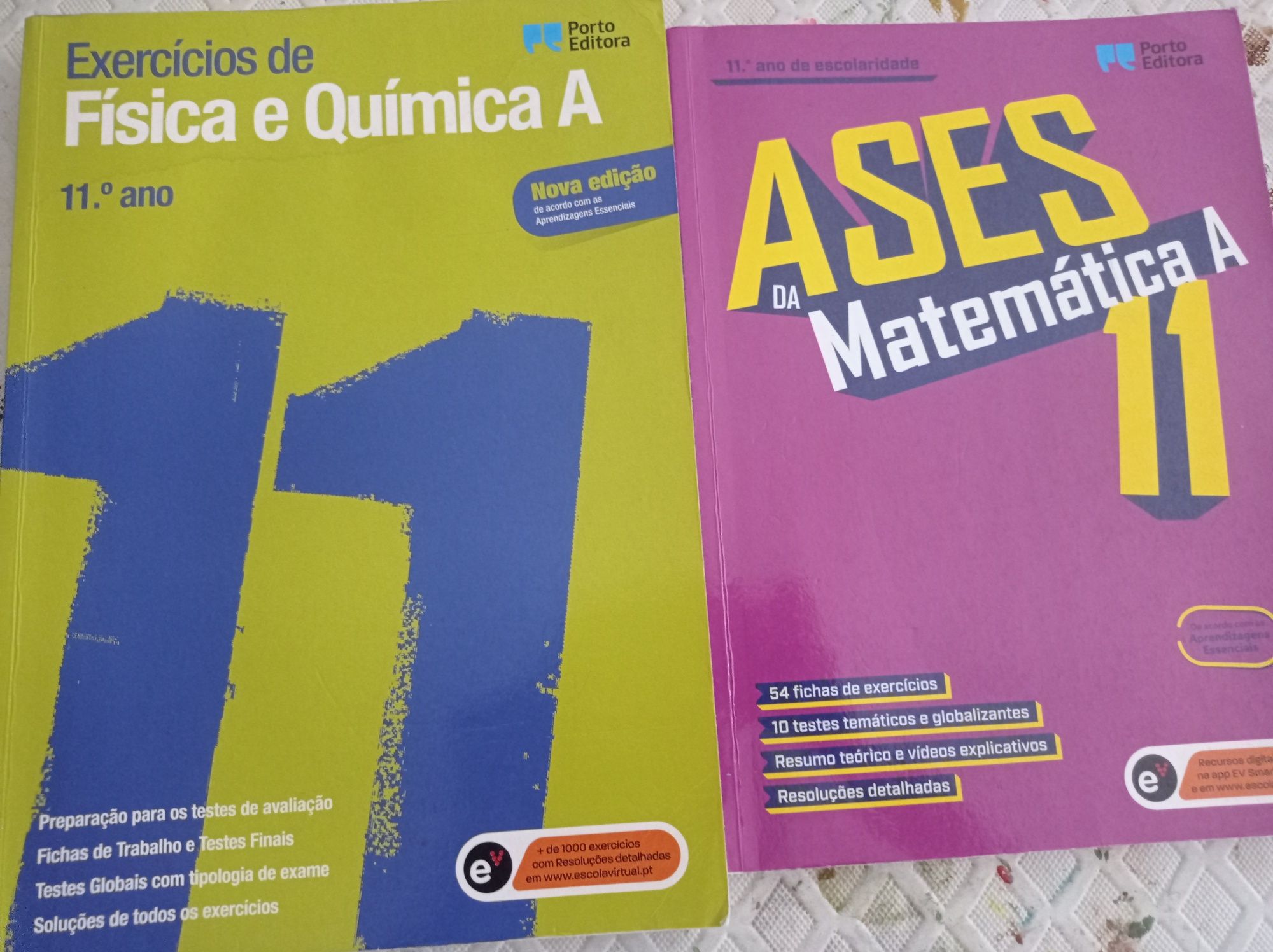 Livros Ases matemática 10, 11, 12
