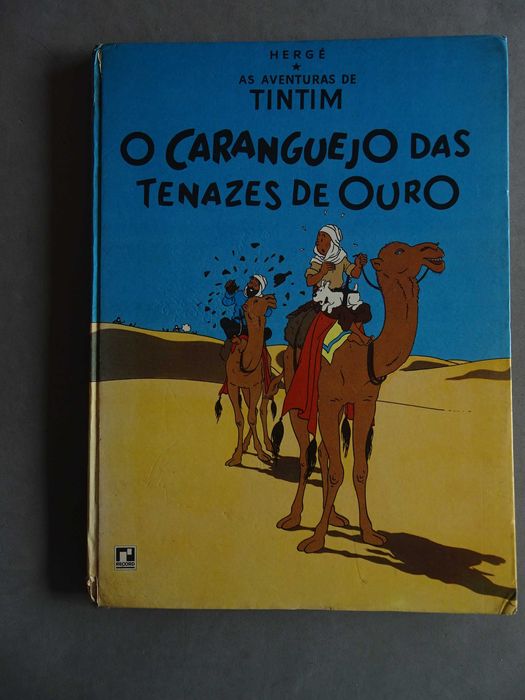 Livro Record - Tintim O Caranguejo das Tenazes de Ouro (capa dura)