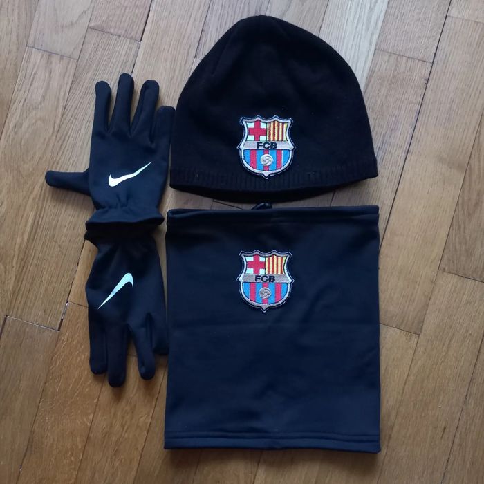 Реал Манчестер Арсенал набори Шапка баф рукавички зимові комплекти