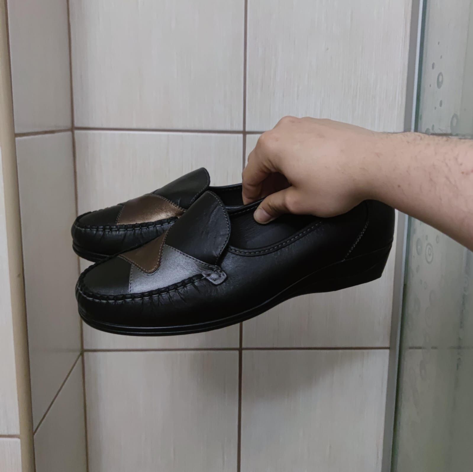 Mokasyny 42  skórzane  letnie jesienne buty damskie buty lekkie wsuwan