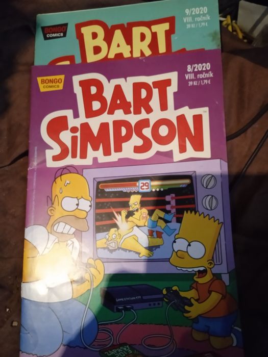 Komiks Bart Simpson czeski