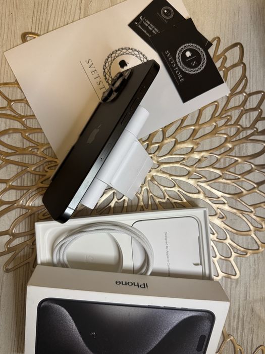 Iphone 15 Pro Max 256 gb Black Titanium (фіз сім)