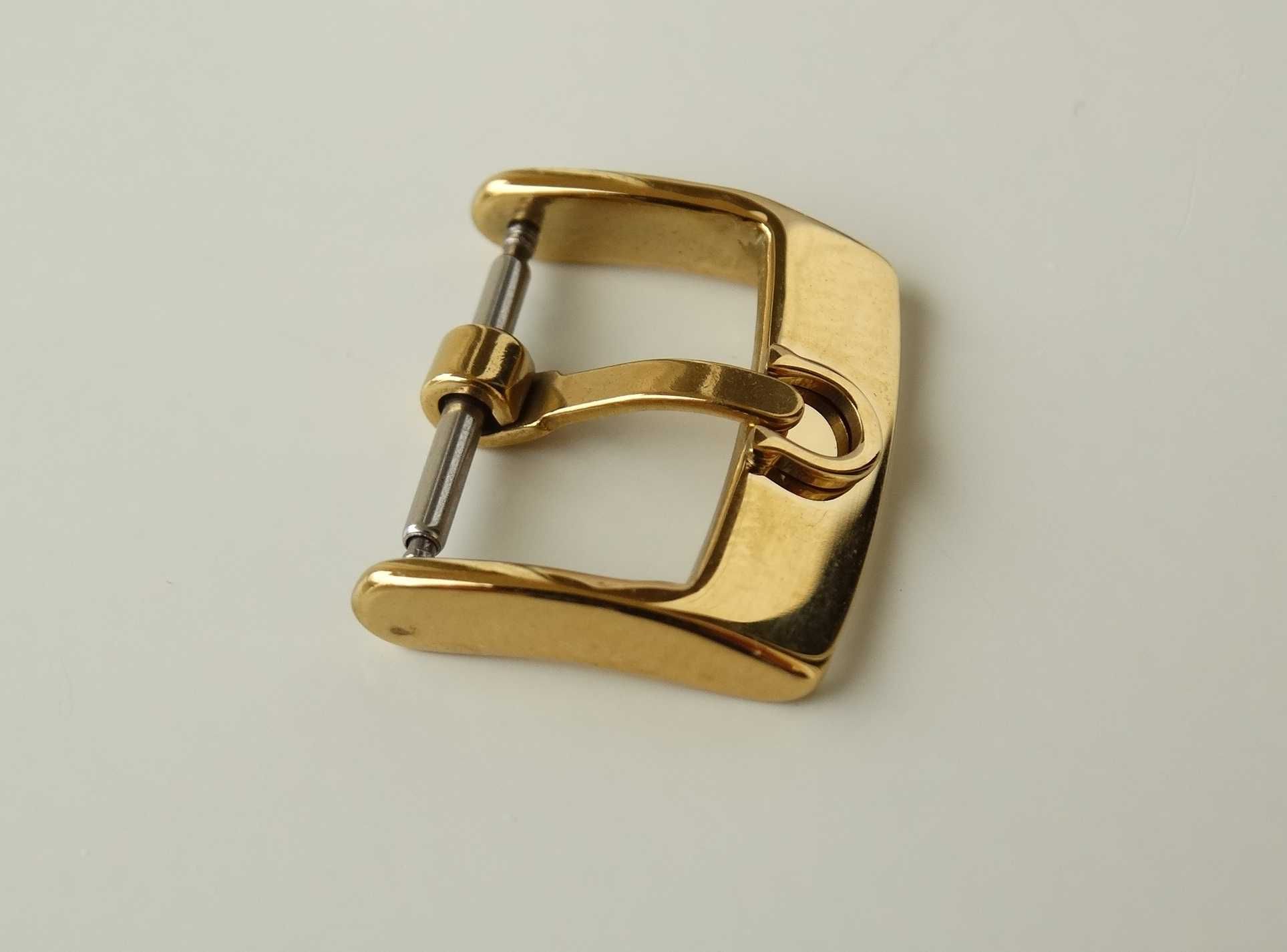 Klamra sprzączka do paska zegrka Omega 14mm zapięcie stal nierdzewna