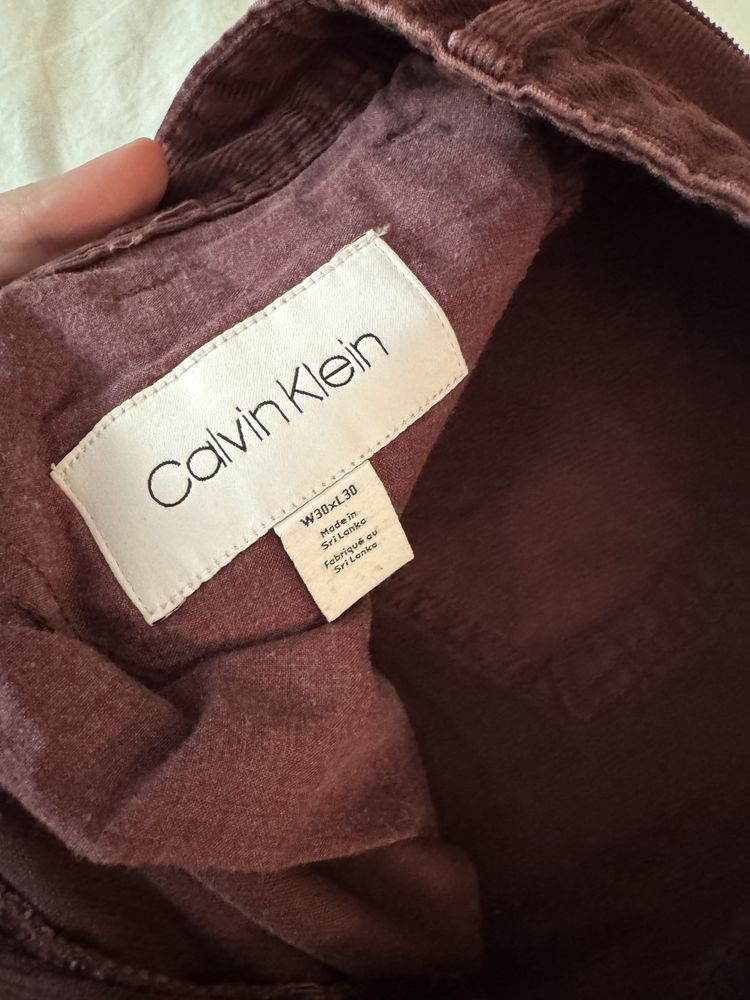 Calvin klein calças de bombazina 30 x 30