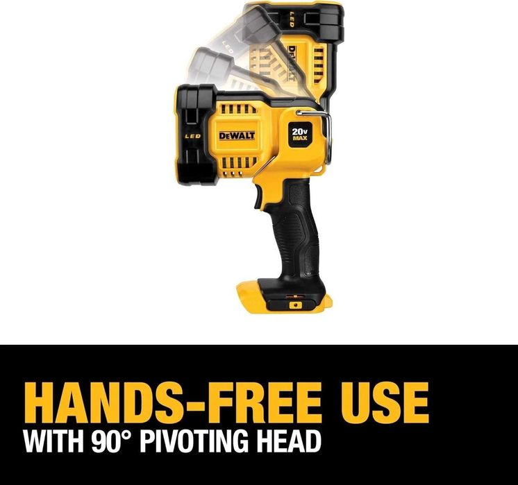 Фонарь аккумуляторный DeWALT DCL043 новый 2024год
