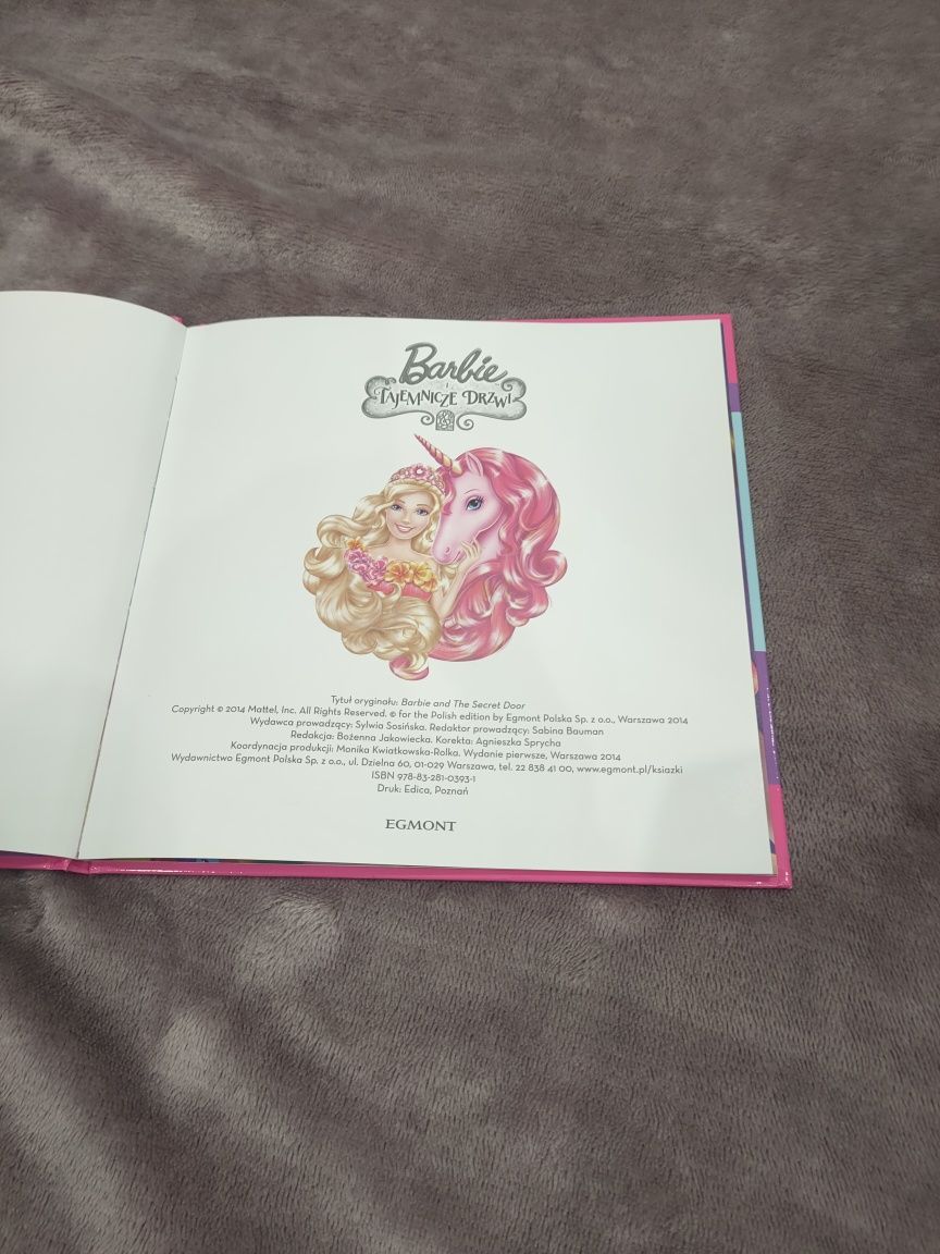 Książka dla dziewczynki Barbie i tajemnicze drzwi