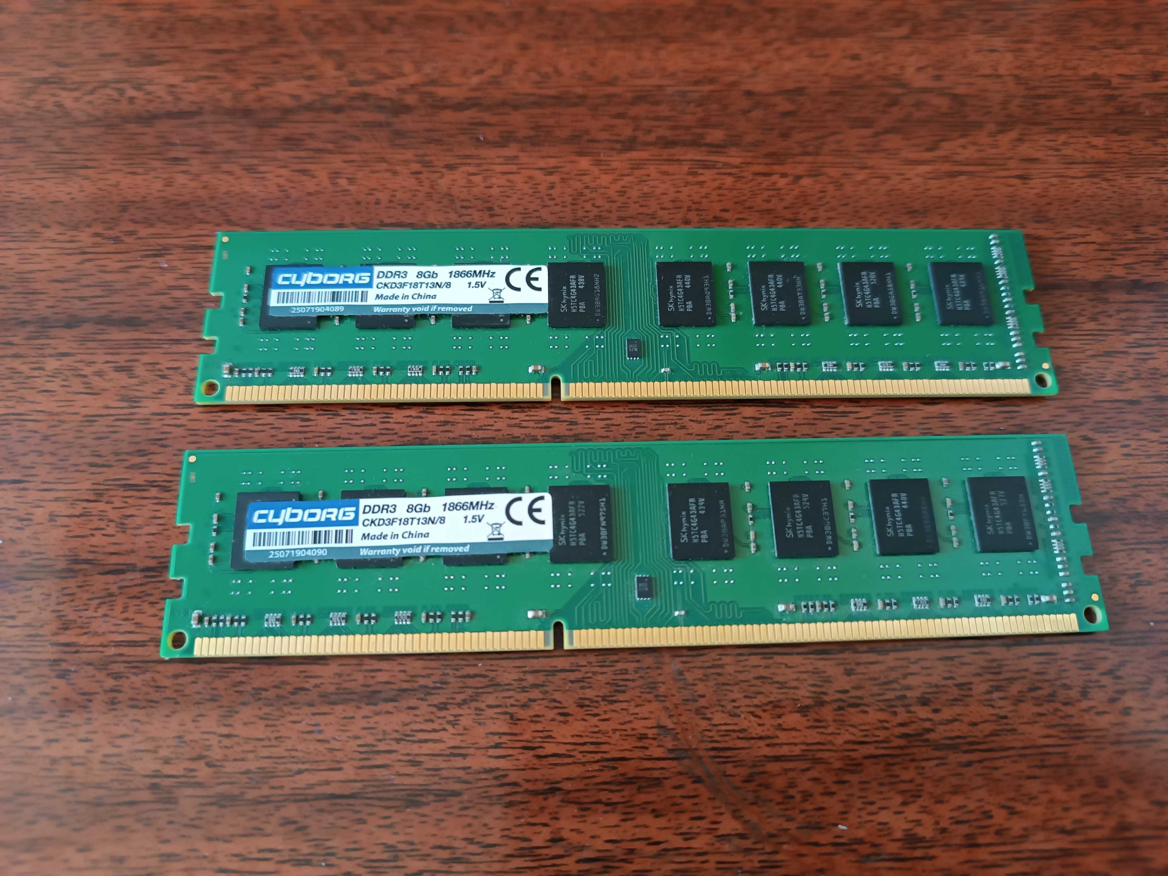 Оперативна Память CYBORG DDR3  16Gb (2x8) 1866MHz