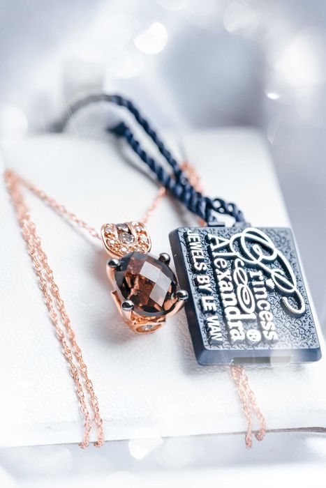 Złoto diamenty brylanty naszyjnik Le Vian prezent luksus okazja -50%