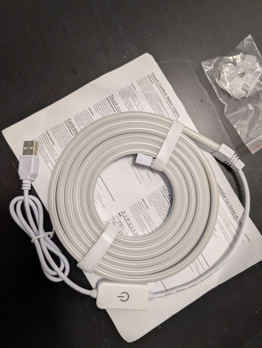 Fita led cob (tipo néon) 2m branco