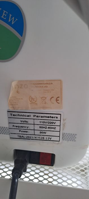Kombajn  kosmetyczny - Oczyszczanie wodorowe 7w1 - Maska LED