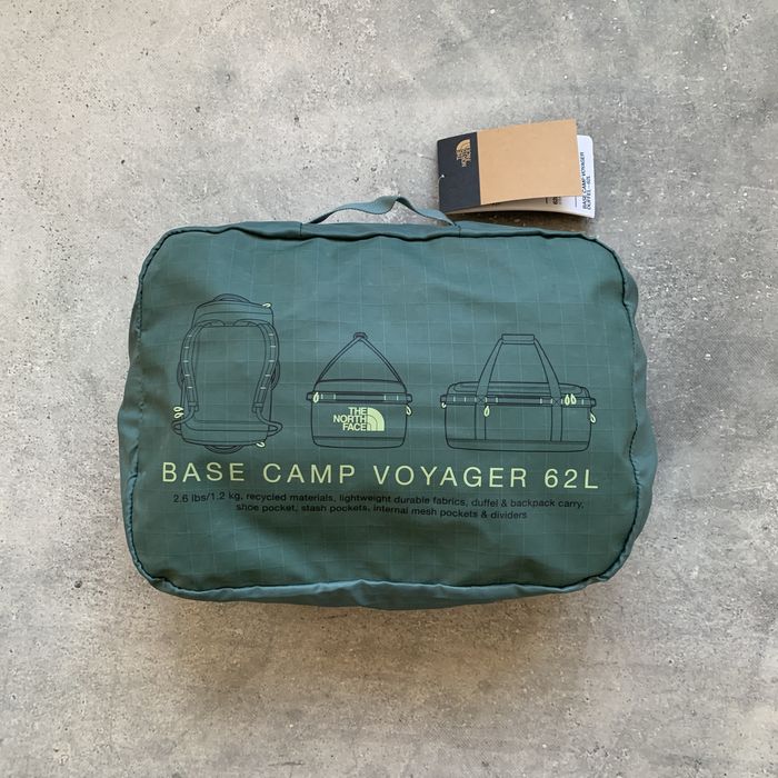 Сумка рюкзак The North Face Duffel Base Camp Voyager 62L дорожня